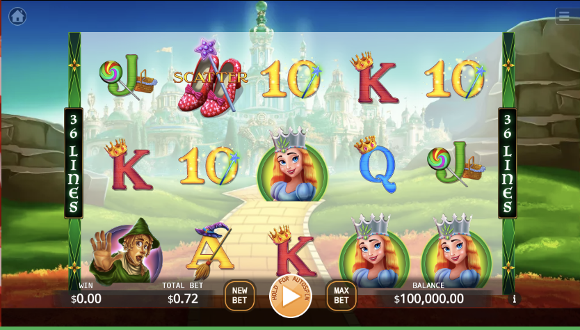 wizard of oz slot